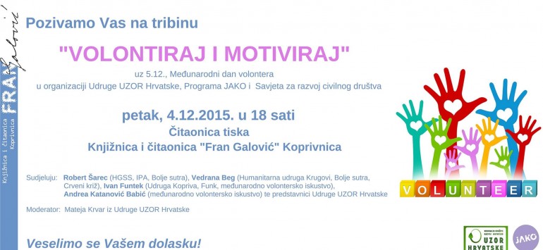 Tribina o volontiranju